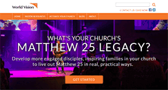 Desktop Screenshot of church.worldvision.org